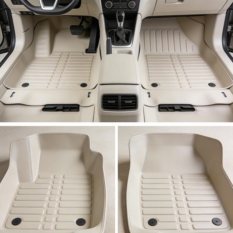 ชุดพรมปูพื้นรถยนต์ทำความสะอาดง่าย